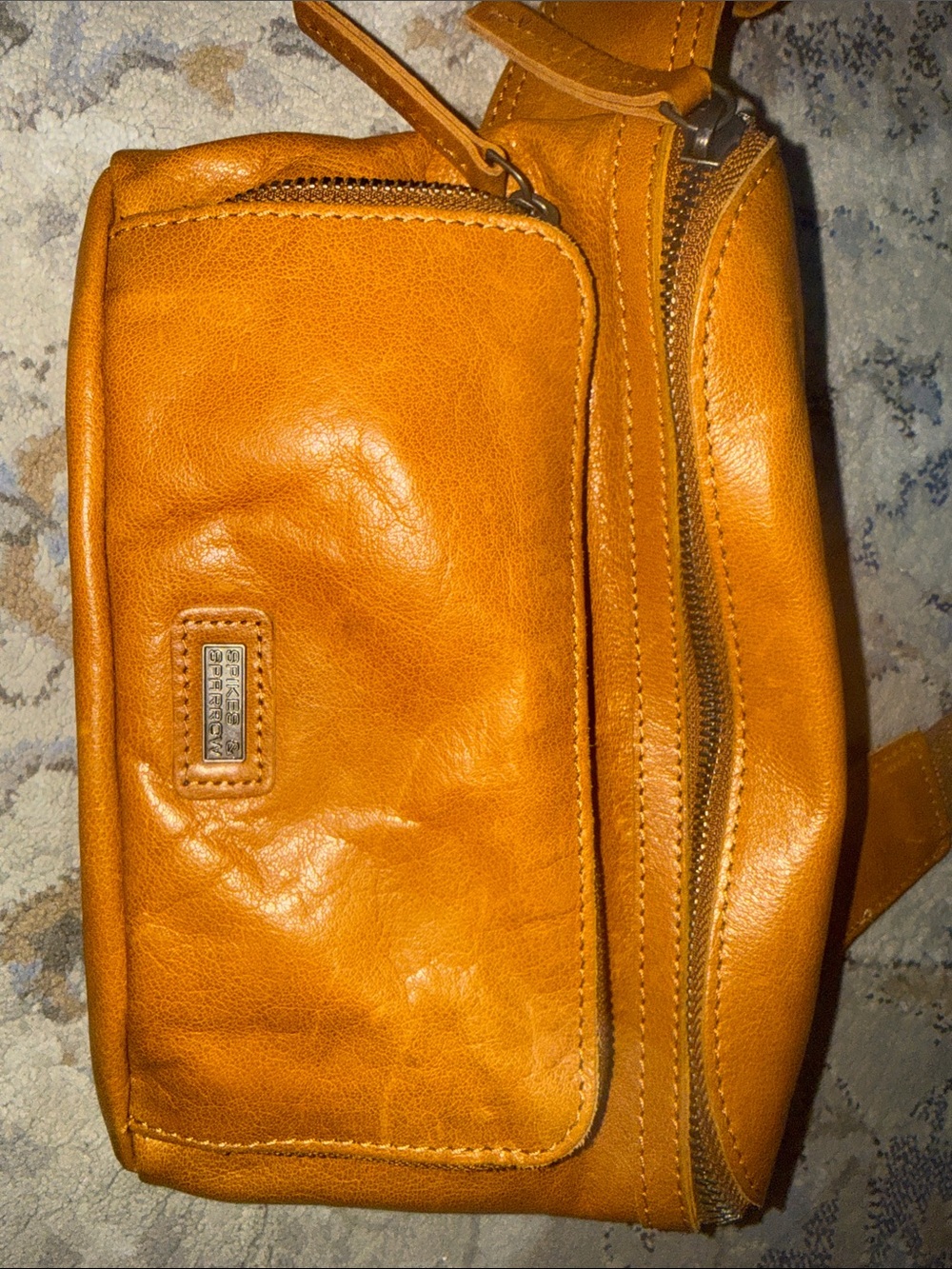 Leather Crossbody Spikes and Sparrows Belt bag
